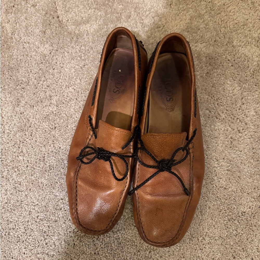 Tod's Brown Leather Loafers 9.5 (US 10.5)